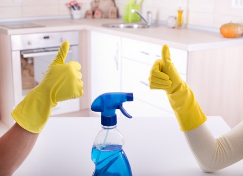 Cleaning checklist and supplies for a consistent routine