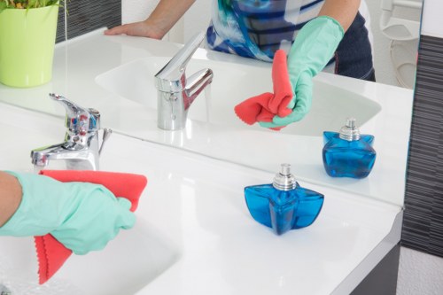Cleaning team preparing a property for a one off cleaning service
