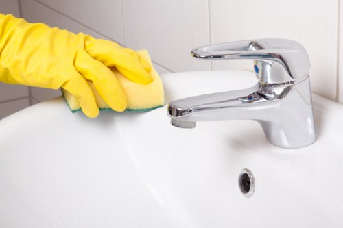 Professional workplace cleaned and maintained regularly