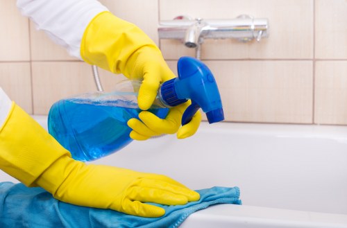 Professional cleaning in a Maida Vale kitchen